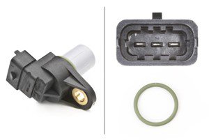 Sensor, tändningsimpuls, Tvåsidig, Avgas-/utsläppssidan, Insugssidan