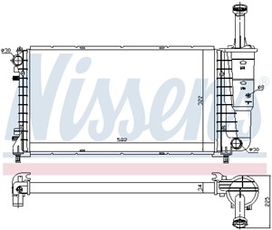 Kylare, motorkylning, FIAT IDEA, IDEA Van, LANCIA MUSA, YPSILON, 46834075, 51706942, 51802111, 51859376, K46834075