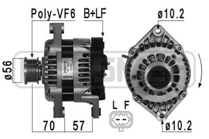 Generator, CHEVROLET CAPTIVA, ORLANDO, OPEL ANTARA A, 13 501 719, 13 579 114, 13 580 078, 48 18 330, 48 19 446