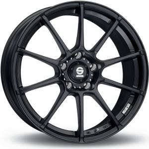 Sparco Assetto Gara Matt Black 7.5x17 5/112 ET48 B73.1