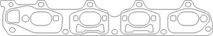 Packning, avgas, grenrör, CHEVROLET,FIAT,OPEL,VAUXHALL, 58 50 649