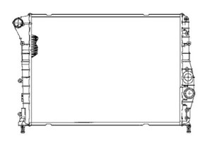 Kylare, motorkylning, ALFA ROMEO 147, 002415019, 46743393, 46842846, 6U0615301, 6U0698101, RBX101181