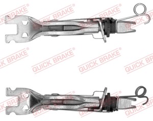 Justerarsats, trumbroms, Bakaxel, ALFA ROMEO,CITROËN,DACIA,DS,FIAT,LADA,LANCIA,MERCEDES-BENZ,PEUGEOT,RENAULT