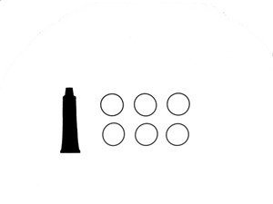 Packningssats, vippkåpa, VOLVO 960, 960 II, 960 Kombi, 960 Kombi II, S80 I, S90 I, V90 Kombi I, XC90 I