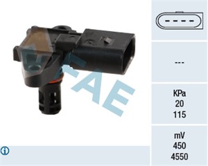 Sensor, insugstryck, AUDI,SEAT,SKODA,VW, 03D 906 051 A, 03D 906 051