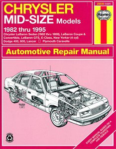 Haynes Reparationshandbok, Chrysler Mid-Size Sedans (FWD), Universal