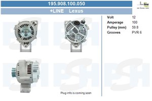 Generator, LEXUS GS, LS, 2706050070, 2706050080, 2706050100, 2706050140, 2706050200