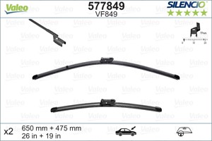 Torkarblad, Fram, BMW,FIAT,JAGUAR,LAND ROVER,NISSAN,OPEL,RENAULT, 1272130, 288909504R, 28890-9504R, 61 61 2 147 361, 61 61 2 358 552, 61