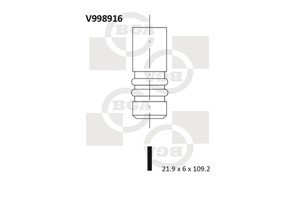 Insugsventil, ALFA ROMEO,FIAT,FORD,LANCIA,OPEL,SUZUKI,VAUXHALL, 12911-85E00, 46518930, 55195680, 641072, 93177676