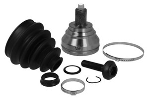 Drivknut, Framaxel, På hjulsidan, framaxel höger, framaxel vänster, AUDI,SEAT,SKODA,VW, 1K0 407 311J, 1K0 498 099B, 1KM 498 099, 1KM 498