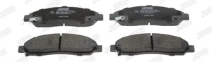 Bromsbeläggsats, Framaxel, ISUZU D-MAX I, D-MAX Flak/chassi I, ELF Flak/chassi, 89040317, 8973682520, 8980511140, 8980511170