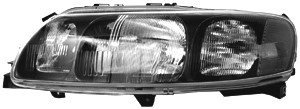 Strålkastare, Vänster, VOLVO V70 II, XC70 CROSS COUNTRY I, 8662932, 8693565