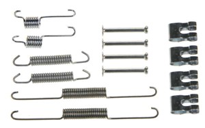 Tillbehörssats, bromsbackar, Bakaxel, FIAT PANDA, PANDA Skåp/halvkombi, UNO, 7550763, 9945372, 9945383