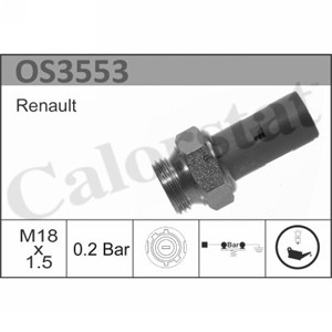 Varningsswitch, oljetryck, Fram, MITSUBISHI,RENAULT, 7700834918, 7700845214, M851148