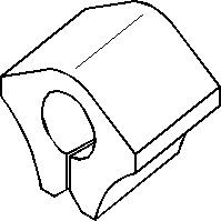 Bussning, krängningshämmare, Bakaxel, båda sidor, AUDI,SEAT,SKODA,VW, 871 511 423