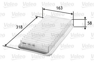 Luftfilter, TOYOTA, 178010B020, 17801-0B020, 178010G010, 17801-0G010, 1780127020, 17801-27020, TA1278, TA-1278