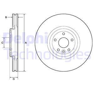 Bromsskiva, Framaxel, JAGUAR XE, XF SPORTBRAKE, T4N1803