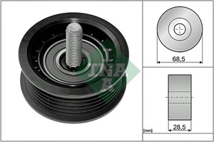 Styrrulle, drivrem, HYUNDAI,KIA, 2528825001, 25288-25001
