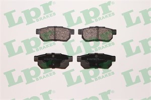 Bromsbeläggsats, Bakaxel, HONDA ACCORD III, ACCORD Aerodeck III, CRX II, INTEGRA Halvkombi, PRELUDE III, ROVER 400 Halvkombi II, 43022SE