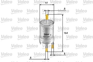 Bränslefilter, AUDI,SEAT,SKODA,VW, 1K0201051B, 1K0201051C, 1K0201051K