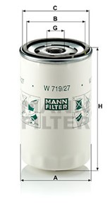 Oljefilter, CHRYSLER,FORD,FORD USA,JEEP,MAZDA,MORGAN, 04781452, 04781452AA, 04781452AB, 04781452BB, 1037 678, 1043 147, 1047 169, 106607