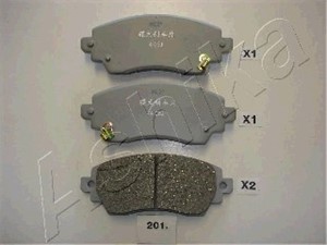 Bromsbeläggsats, Framaxel, TOYOTA COROLLA, COROLLA Compact, COROLLA Kombi, COROLLA Liftback, 0446502030, 0446502140, 04465YZZBE
