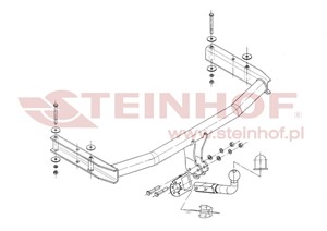 Dragkrok, Standard, AUDI A4 B7, A4 B7 Avant