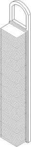 Luftfilter, CITROËN,MINI,PEUGEOT, 1371 7 534 825, 1444 RJ, 1444 RK, 1444 RV, 1444 RW, 1444 XG