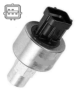 Tryckswitch, klimatanläggning, JAGUAR XJ, XK 8 Convertible, XK 8 Coupé, 97UW19D566AB, LJA7658AA