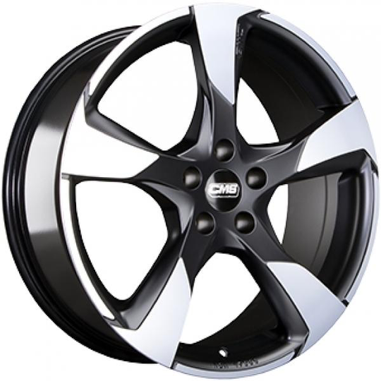 Cms C18 Dull Black Polished 7,5/17 5/100 ET36 B57.1