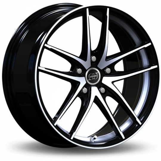 Infiny Tonix Black Machined Face 8/18 5/114.3 ET40 B73.1