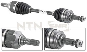 Drivaxel, framaxel vänster, RENAULT MEGANE CC, MEGANE Coupé III, 391012511R