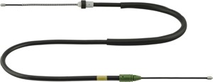 Vajer, parkeringsbroms, Vänster bak, RENAULT CLIO II, CLIO Skåp/halvkombi II, 8200 087 979, 8200 700 184