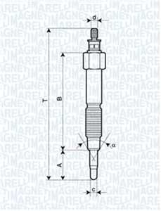 Glödstift, NISSAN ALMERA I, ALMERA Hatchback I, PRIMERA, PRIMERA Hatchback, PRIMERA Traveller, 11065-57J00, 1106557J9A, 11065-5C900, 110