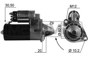 Startmotor, DAEWOO,OPEL,SAAB,VAUXHALL, 12 02 000, 12 02 010, 12 02 125, 12 02 130, 12 02 958, 12 20 005, 49 66 842, 49 66 847, 88 28 238