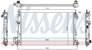 Kylare, motorkylning, CADILLAC,OPEL,SAAB, 1300 244, 24418338, 95524868