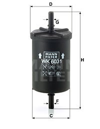 Bränslefilter, CITROËN,DS,FIAT,LANCIA,NISSAN,OPEL,PEUGEOT,SMART, 000 3414 V 002, 000 3414 V 003, 1567 81, 1567 85, 1567 87, 1567 93, 156