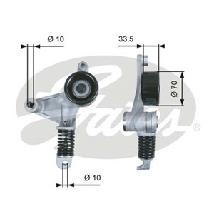Spännrulle, flerspårsrem, TOYOTA ALPHARD / VELLFIRE, CAMRY Sedan, MATRIX, PREVIA III, RAV 4 III, 166200H020, 166200H021, 1662028040, 166
