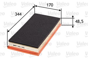 Luftfilter, DODGE DAKOTA, JEEP CHEROKEE, COMANCHE, WRANGLER I, VOLVO S40 I, V40 Kombi, 30850831, 30852831, 53004 383, 53004383, 89530043