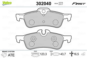 Bromsbeläggsats, Bakaxel, Framaxel, MINI MINI, MINI Cabriolet, 34 21 1 503 077, 34 21 2 166 621, 34 21 6 761 288, 34 21 6 762 871, 34 21