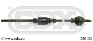 Drivaxel, framaxel höger, PEUGEOT 306, 306 Break, 306 Cabriolet, 306 Halvkombi, 327380, 3273P7