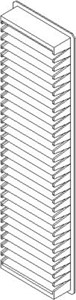 Kupefilter, MINI MINI, MINI Cabriolet, 6431 1 496 710, 6431 6 930 351