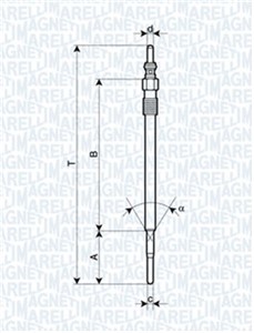 Glödstift, ALFA ROMEO,FIAT,JEEP,LANCIA,OPEL,SAAB,SUZUKI,VAUXHALL, 1214094, 1214334, 18550 79J81 000, 18550-79J81, 55200755, 55564162, 68
