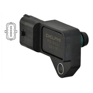 Sensor, insugstryck, OPEL,SAAB,VAUXHALL, 12575467, 24420587, 6235707, 6235728