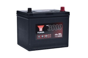 Yuasa Batteri 12V 60Ah 540A, CHEVROLET,HYUNDAI,KIA, 371101H800, 371102E000