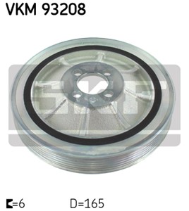Remskiva, vevaxel, ALFA ROMEO,FIAT,JEEP,LANCIA,OPEL,SAAB,VAUXHALL, 55210310, 55265660, 6 14 359, 93192547