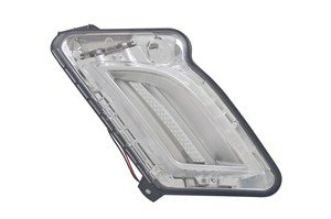 DRL, varselljus, Höger