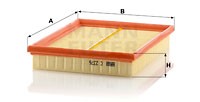 Luftfilter, CHRYSLER 300M, 04591100AC, 4591100AB, 4591100AC
