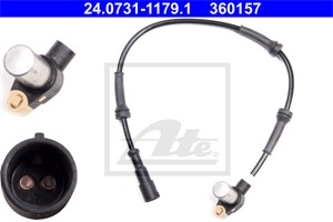 ABS-givare, Sensor, hjulvarvtal, Framaxel, RENAULT TWINGO I, TWINGO Skåp/halvkombi I, 77 00 830 227