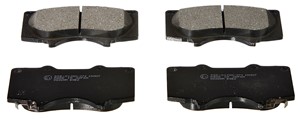 Bromsbeläggsats, Framaxel, MITSUBISHI PAJERO IV, TOYOTA HILUX Pick-up VII, LAND CRUISER PRADO, 044650K090, 044650K360, 0446535290, 04465